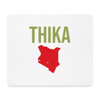 Thika Kenya Souvenir - Tapis de souris (format paysage) - blanc - Devant