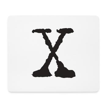 X - Mouse Pad (horizontal) - white - Front