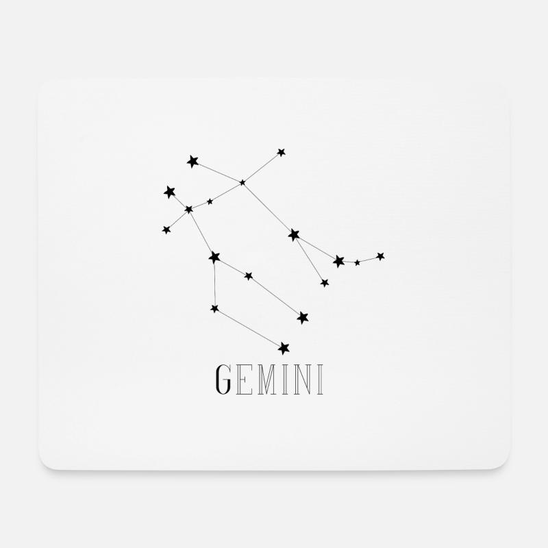GEMINI - Mouse Pad (horizontal) - white