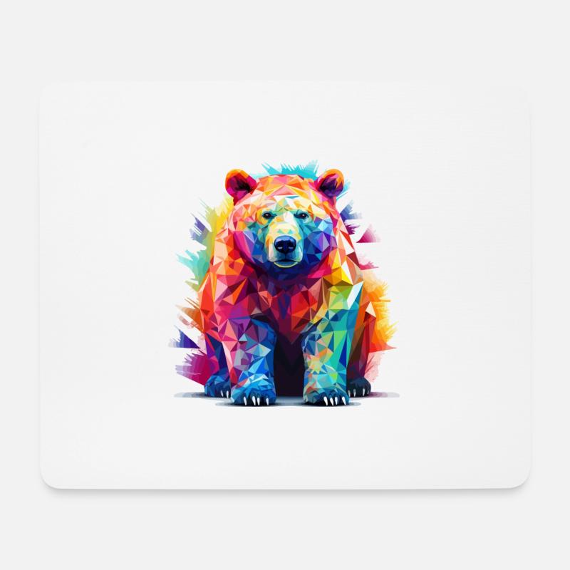 Polar Bär - Mousepad (Querformat) - Weiß