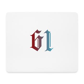 61 Trabzon Logo - Mousepad (Querformat) - Weiß - Vorne