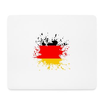 Deutschland - Mousepad (Querformat) - Weiß - Vorne