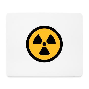 RADIOAKTIV - Mousepad (Querformat) - Weiß - Vorne