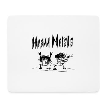Schwermetalle Pb nad Zn - Mousepad (Querformat) - Weiß - Vorne