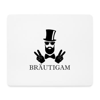 Bachelor groom bachelor party - Tapis de souris (format paysage) - blanc - Devant