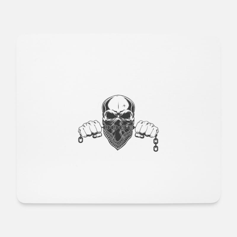 Oldscool Criminal - Mousepad (Querformat) - Weiß