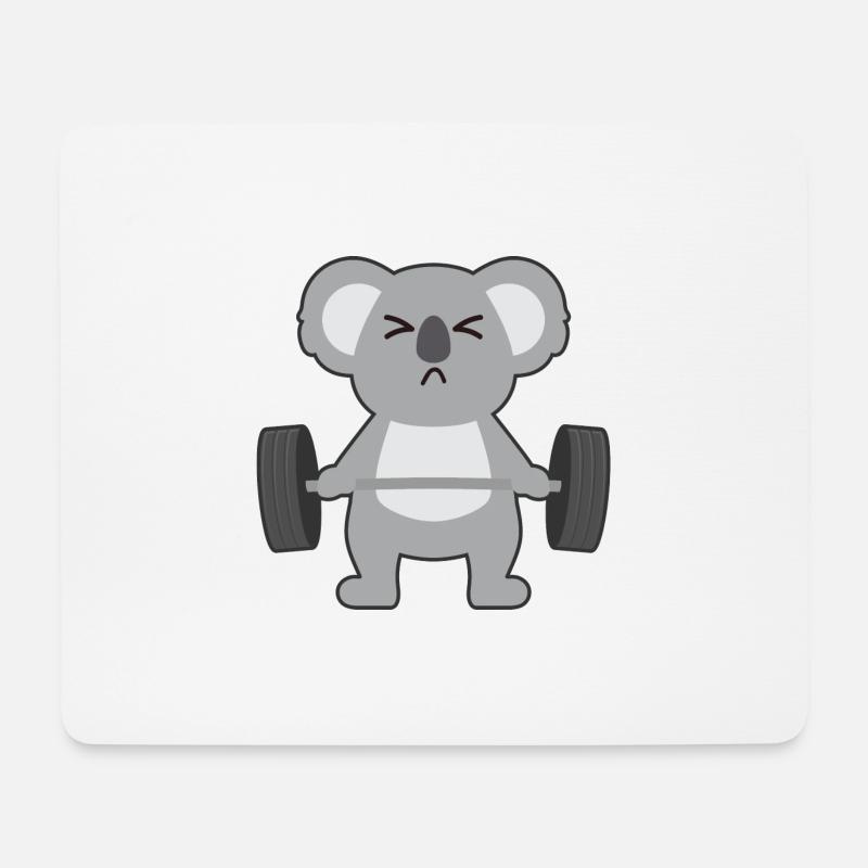 Koala - Mousepad (Querformat) - Weiß