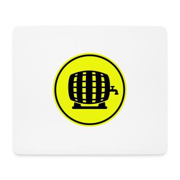 Beer barrel - Mouse Pad (horizontal) - white - Front