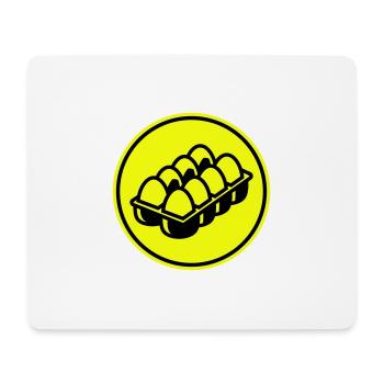Eier symbol - Mousepad (Querformat) - Weiß - Vorne