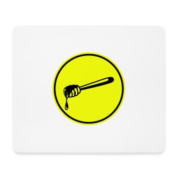 Symbole de ciseau en bâton apiculteur - Tapis de souris (format paysage) - blanc - Devant