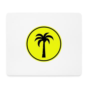 symbole de la paume - Tapis de souris (format paysage) - blanc - Devant