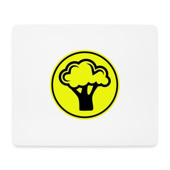 Légumes au brocoli - Tapis de souris (format paysage) - blanc - Devant