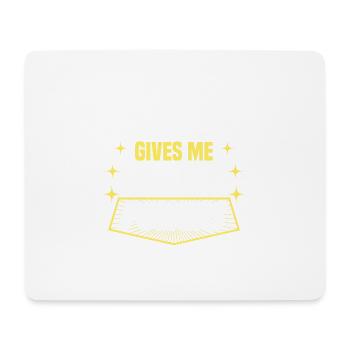 Pea Soup Gives Me Teacher Powers Funny Professor - Mousepad (Querformat) - Weiß - Vorne
