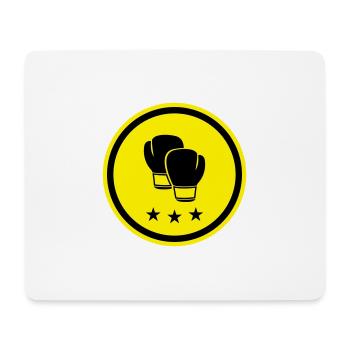 Boxhandschuhe - Mousepad (Querformat) - Weiß - Vorne