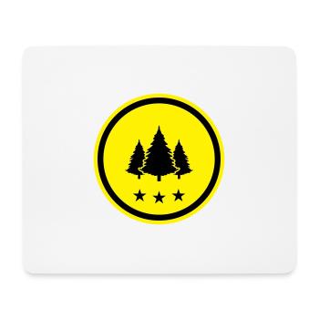 Baum Tanne Wald - Mousepad (Querformat) - Weiß - Vorne