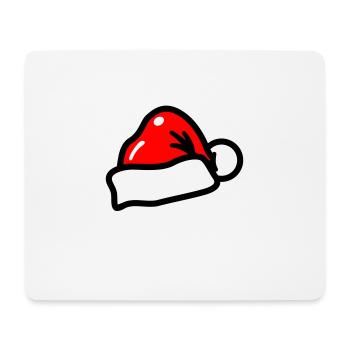 Chapeau de Noël Symbole de Noël Noël - Tapis de souris (format paysage) - blanc - Devant