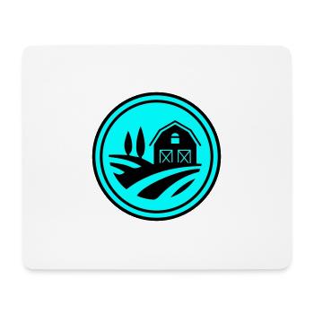 Farm Ernte Kreis - Mousepad (Querformat) - Weiß - Vorne