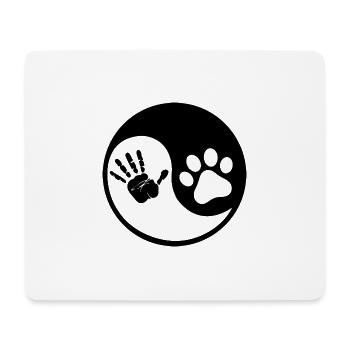 Hund Dog - Mousepad (Querformat) - Weiß - Vorne
