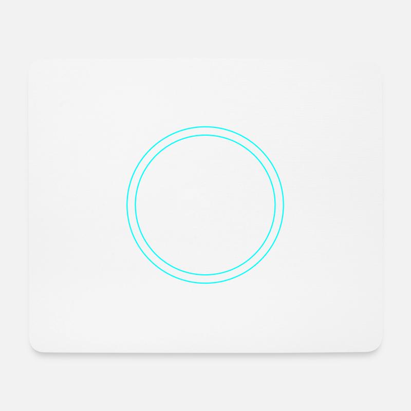 Kreis Icon - Mousepad (Querformat) - Weiß