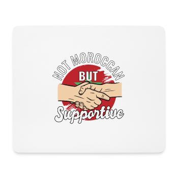 Not Moroccan But Supportive Country Traveler - Mousepad (Querformat) - Weiß - Vorne