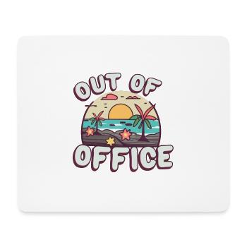 Out Of Office - Mousepad (Querformat) - Weiß - Vorne