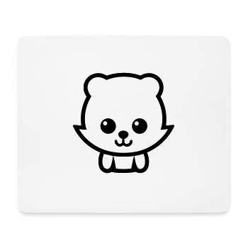 Fox - Mouse Pad (horizontal) - white - Front