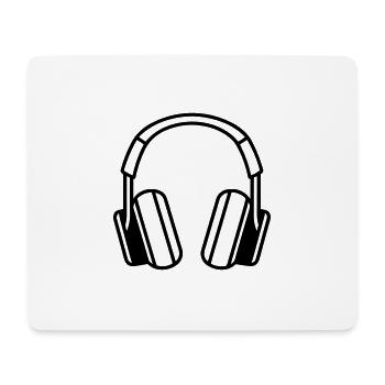 Gaming-Headset - Mousepad (Querformat) - Weiß - Vorne