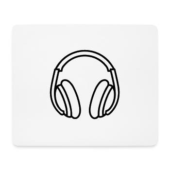 Gaming-Headset - Mousepad (Querformat) - Weiß - Vorne