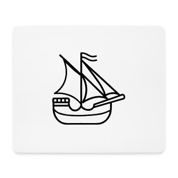 Pirate ship - Mouse Pad (horizontal) - white - Front