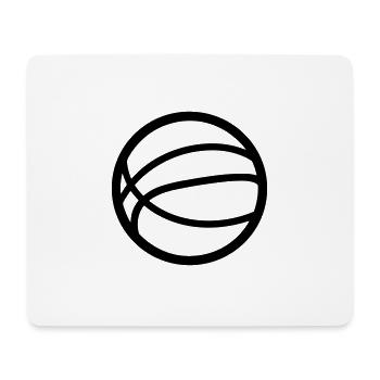Basketball - Mousepad (Querformat) - Weiß - Vorne