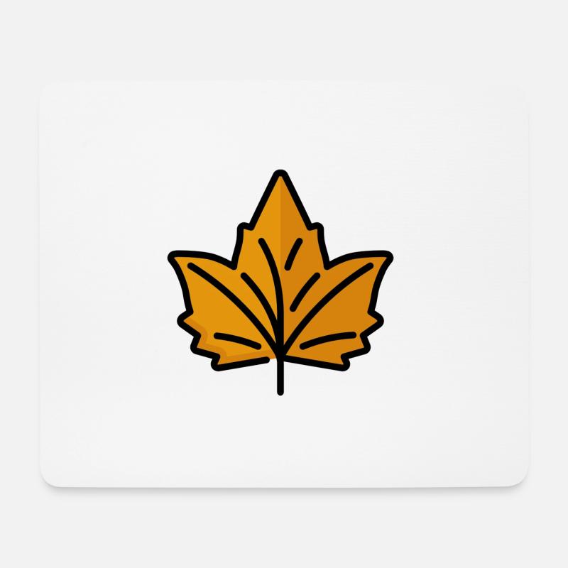 Autumn leaf foliage gift idea - Mouse Pad (horizontal) - white