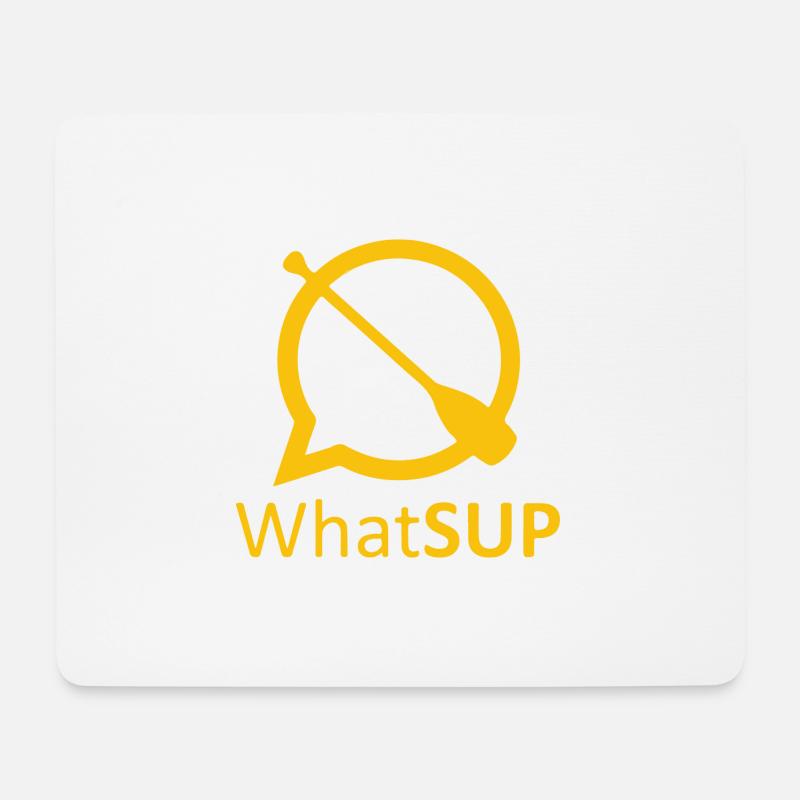 Paddle Paddeln Stand-Up-Paddle SUP - Mousepad (Querformat) - Weiß