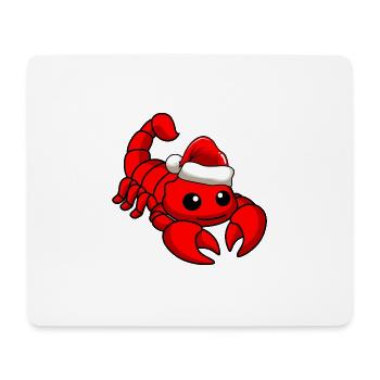 Skorpion Comic Weihnachten - Mousepad (Querformat) - Weiß - Vorne