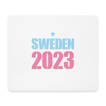 Schweden 2023 - Mousepad (Querformat) - Weiß - Vorne