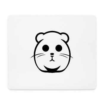 Hamster - Mousepad (Querformat) - Weiß - Vorne