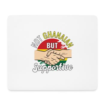 Pas ghanéen mais un voyageur de campagne solidaire - Tapis de souris (format paysage) - blanc - Devant
