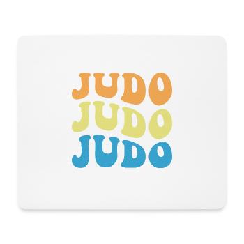 Judo - Mousepad (Querformat) - Weiß - Vorne