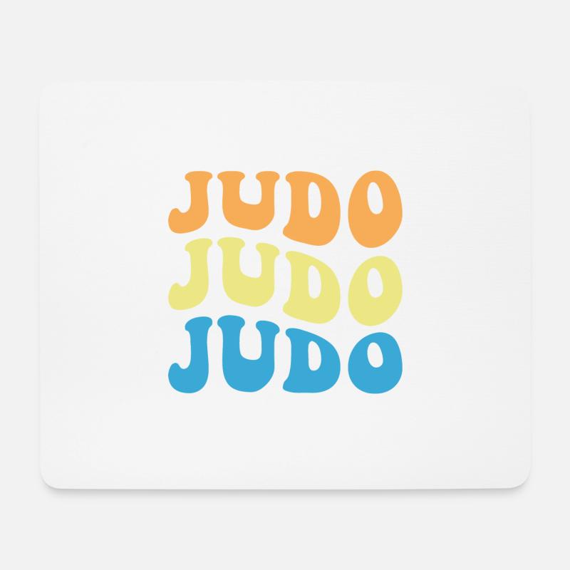 Judo - Mousepad (Querformat) - Weiß