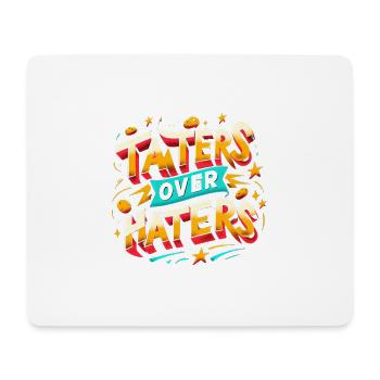 taters over haters 12 - Mousepad (Querformat) - Weiß - Vorne