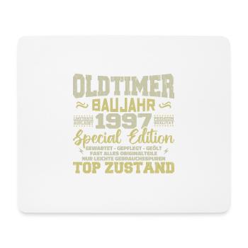Vintage 1997 Born Retro Birthday Vintage - Mouse Pad (horizontal) - white - Front