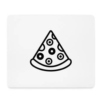 Pizza slice - Mouse Pad (horizontal) - white - Front