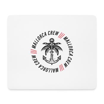 Mallorca Crew Anker Palme - Mousepad (Querformat) - Weiß - Vorne
