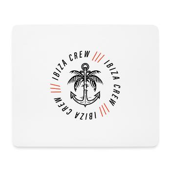 Ibiza Crew Anchor Palm Tree - Mouse Pad (horizontal) - white - Front