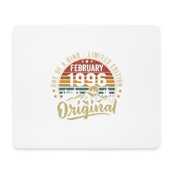 Birthday Gift February 1996 Cool February 1996 - Mouse Pad (horizontal) - white - Front
