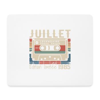 Juillet 1985 Cadeau Anniversaire Juillet 1985  - Tapis de souris (format paysage) - blanc - Devant