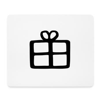 cadeau - Tapis de souris (format paysage) - blanc - Devant