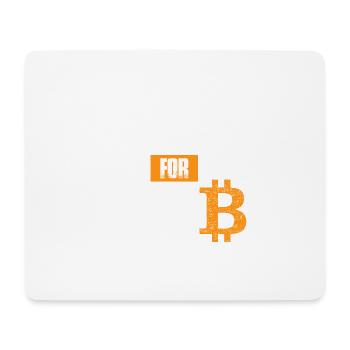 It's time for Plan B - Bitcoin Blockchain - Mousepad (Querformat) - Weiß - Vorne