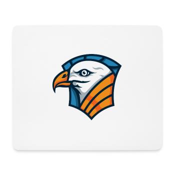 Logo oiseau - Tapis de souris (format paysage) - blanc - Devant