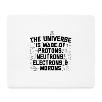 Univers physique | Physiciens étudiants Idée de cadeau - Tapis de souris (format paysage) - blanc - Devant