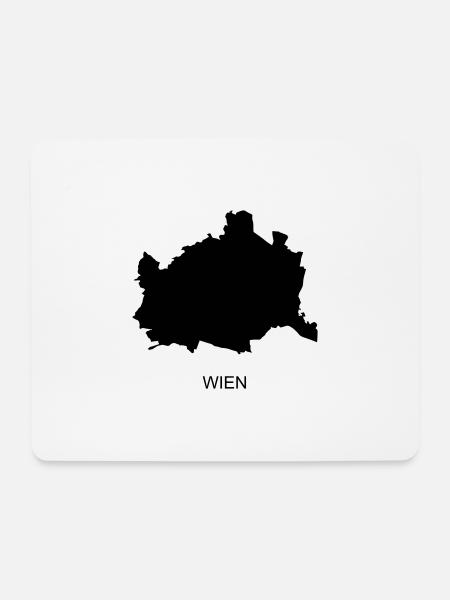 Wien - Mousepad (Querformat) - Weiß